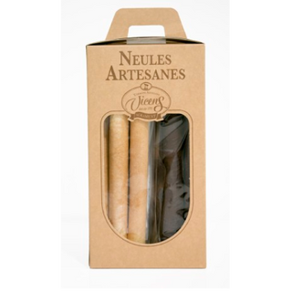 Estuche de 20 Neulas Mixtas artesanas y de Chocolate Vicens 200 Gr.