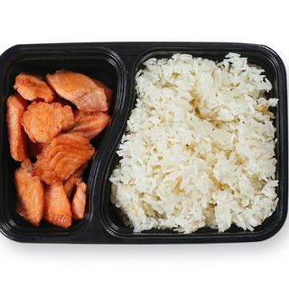 Piatto Salmone in salsa teriyaki