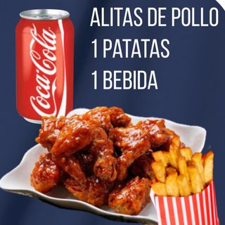 Combo Alitas Bañadas En Salsa
