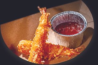 Gamberi in tempura
