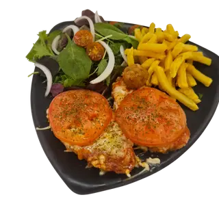 Escalope vegano a la milanesa