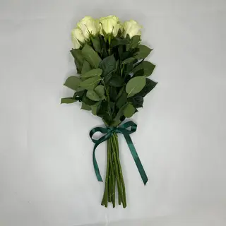 Buchet 11 trandafiri albi