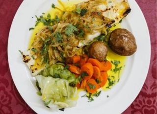 Bacalhau Assado na Brasa