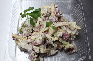 Салат зі свіжих печериць (130г)