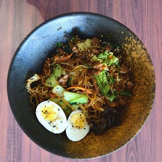 Wok Fideos De Arroz Con Vegetales