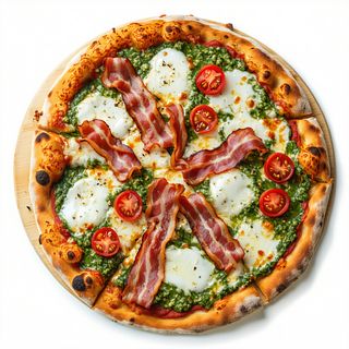 Пица Песто Кон Панчета