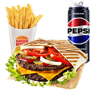 Double King Beef Pocket Zestaw