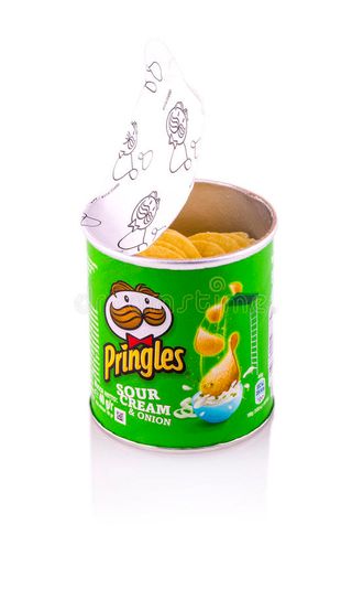 Pringles sour cream & onion 40grs.