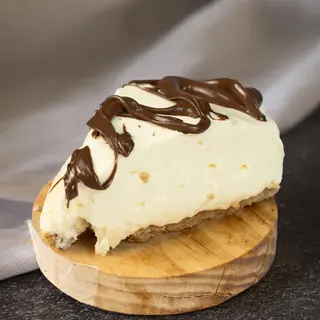 Tarta De Queso Con Chocolate (Porción)