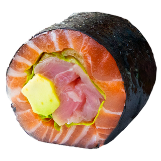 Кето суші з лососем (6шт/193г)