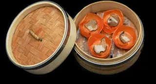 35. Ravioli cristallo con carne cha shao - 4 pezzi