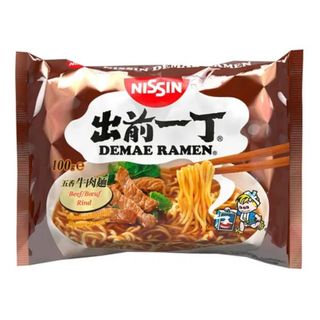 Fideos instantáneos Nissin Demae Ramen sabor carne (100 gr)