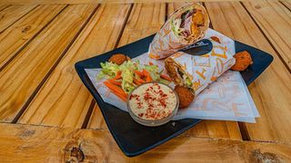 Mezza Falafel Shawarma Roll