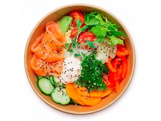 Поке-боул з лососем (350g)