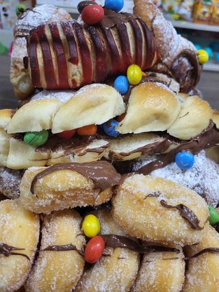 Brioches con crema al Twix