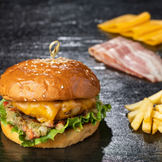 ქათმის ბურგერი