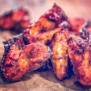 alitas de pollo bbq