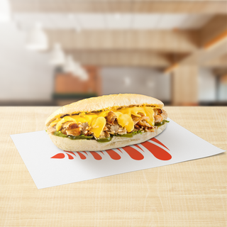 ქლაბ შაურმა ყველის სოუსით - პურში