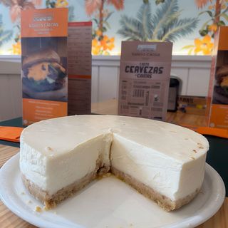 Tarta De Queso Con Base De Galleta