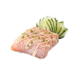 5 Sashimi de Salmão Braseado 