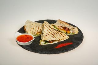 Taco Bacon, crochete,salata rosii