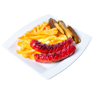 Meniu Cârnați de porc afumat