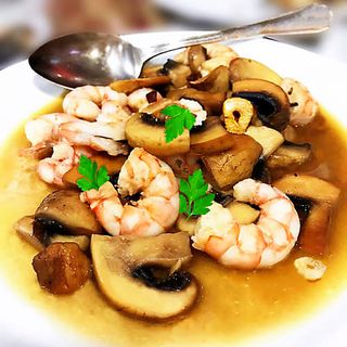 95 - Gambas con champiñones