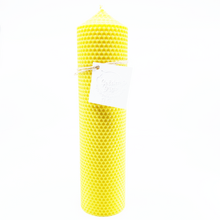Lumanare ceara naturala H27xD7 cm  Natural