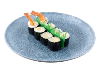 Hosomaki z krewetkami w tempurze