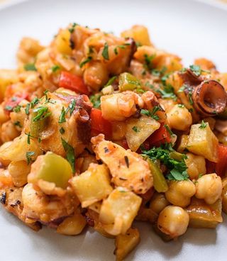 Ud De Tarrina De Ropa Vieja Pulpo