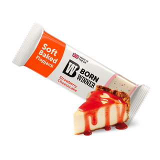 Born Winner Flapjack მარწყვის ჩიზქეიქი 100გ.