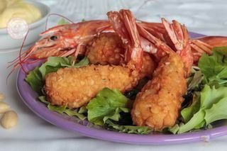 Mandorle ebi tempura - 2 pezzi