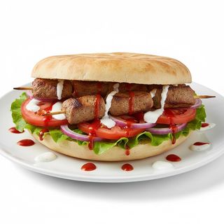 Panino spiedini agnello