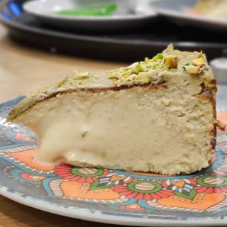 Tarta de queso casera Pistacho