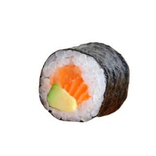 Maki de salmón con aguacate (8 uds.)