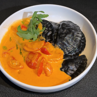 Black Shrimp Ravioli