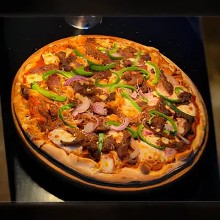 Beef Suya Pizza