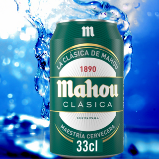 Cerveza Mahou Clásica Lata 33cl.