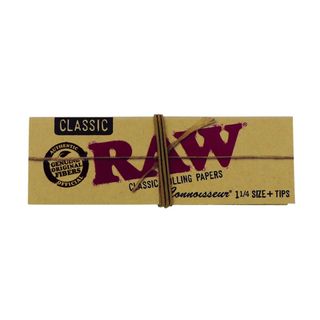 Mortalhas RAW Brown Regular Size 50 folhas + 50 filtros