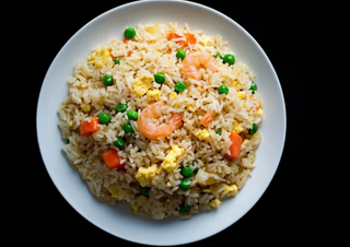 Arroz Frito Con Gambas