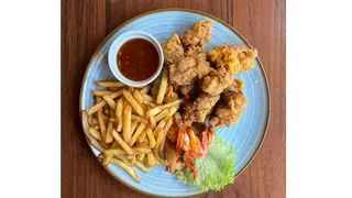 Fried Chicken z posypką z solonego jajka