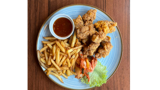 Fried Chicken z posypką z solonego jajka