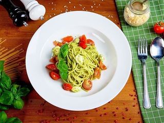 Pappardelle con Pesto