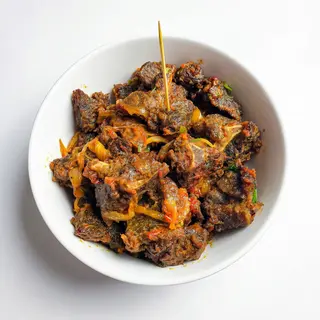 Peppered Goat Meat