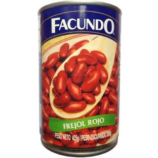 Frijol rojo Facundo lata (425 g.)