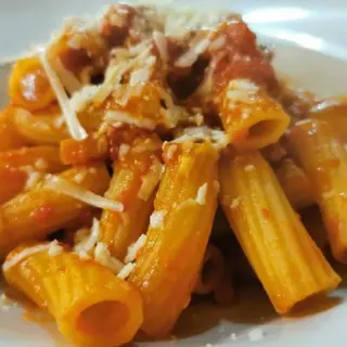 Rigatoni amatriciana