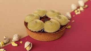 Tartaletka pistacja wisnia