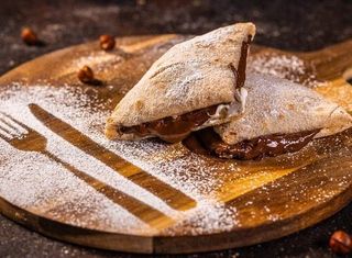 Calzone con Nutella