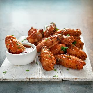 Alitas de pollo barbacoa (6 uds.)