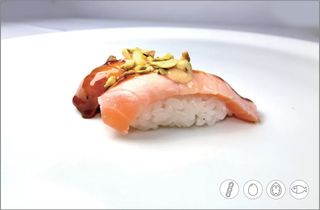 Nigiri sake scottato - 2 pezzi